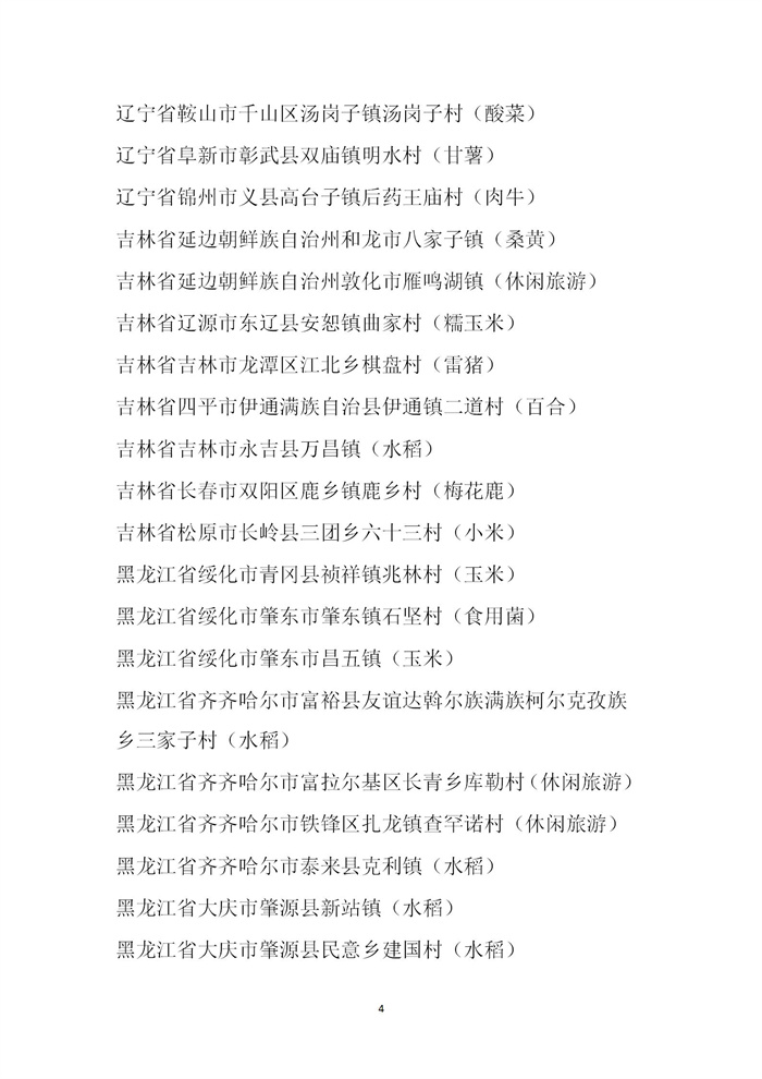 【名單公示】第十一批全國“一村一品”示范村鎮(zhèn)名單公示(圖4)