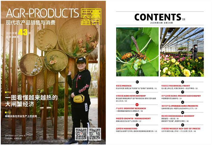 總第144期《現(xiàn)代農(nóng)產(chǎn)品銷售與消費》2020年第43期(圖1)