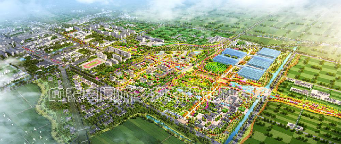 安徽省阜南縣某鎮(zhèn)蘆蒿特色小鎮(zhèn)規(guī)劃設計(圖1) 安徽省阜南縣某鎮(zhèn)蘆蒿特色小鎮(zhèn)規(guī)劃設計(圖1)